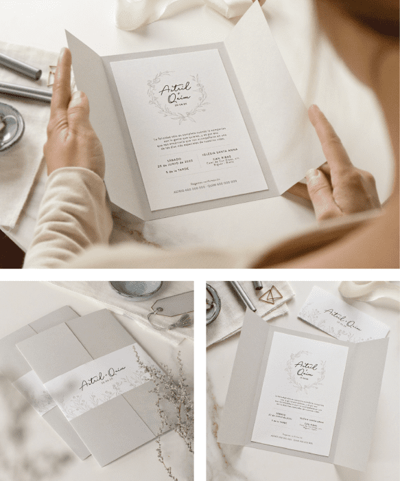 Diseño y formas del papel en tus invitaciones