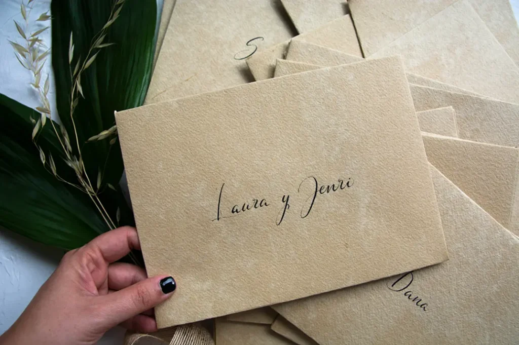 Nombres para invitaciones de boda